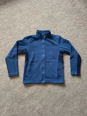 The North Face Navy Blue Full-Zip Fleece Jacket, Men’s Medium